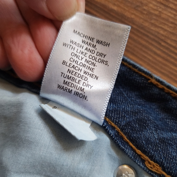 Banana Republic Dark Blue Denim Jeans Size 28 / 6 x 33 Inseam. - Picture 5 of 6